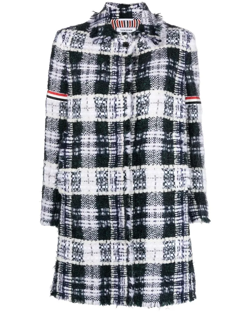 Thom Browne Tweed-Trenchcoat Grün