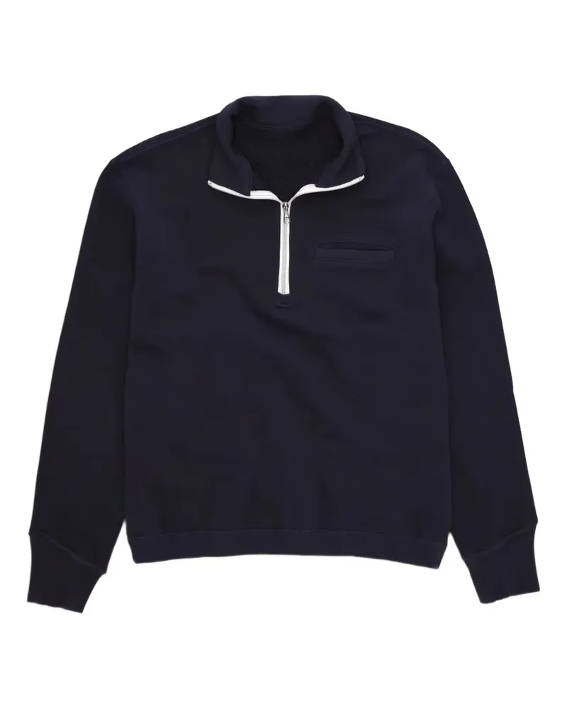 Fortela Princeton quarter-zip sweatshirt - Blau Blau