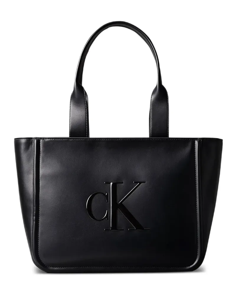 Calvin Klein Shopper mit Logo-Prägung - UB1 BLACK Ub1