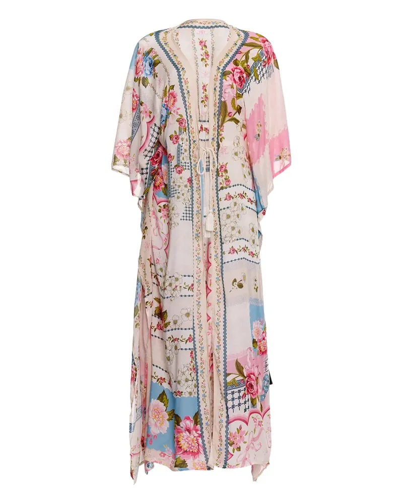 AGUA BENDITA Sam Tunika mit Blumen-Print - Nude Nude