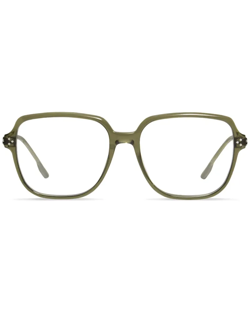 Gentle Monster Mua KC1 Brille mit eckigem Gestell - Grün Grün