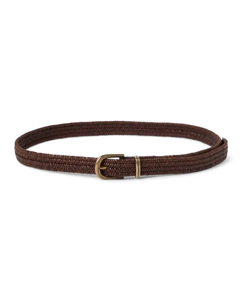 Brunello Cucinelli Gürtel aus Leder - Braun Braun