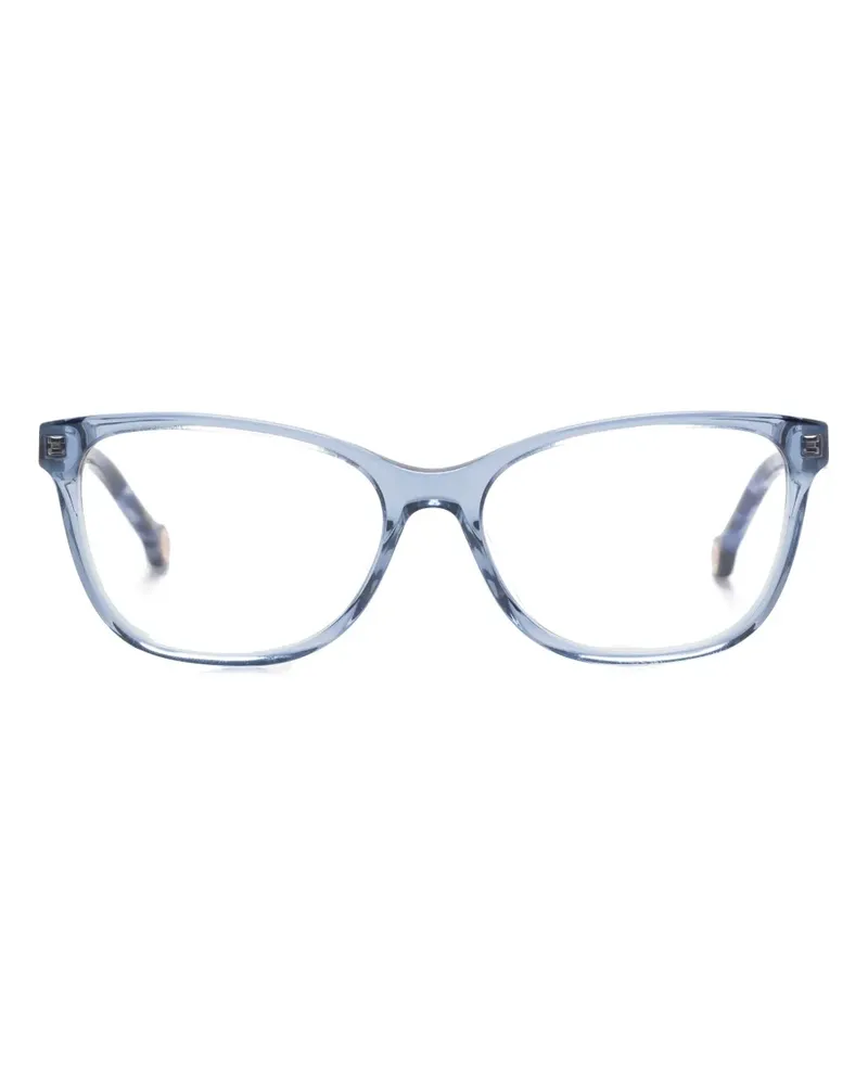 Carolina Herrera New York Brille mit eckigem Gestell - Blau Blau