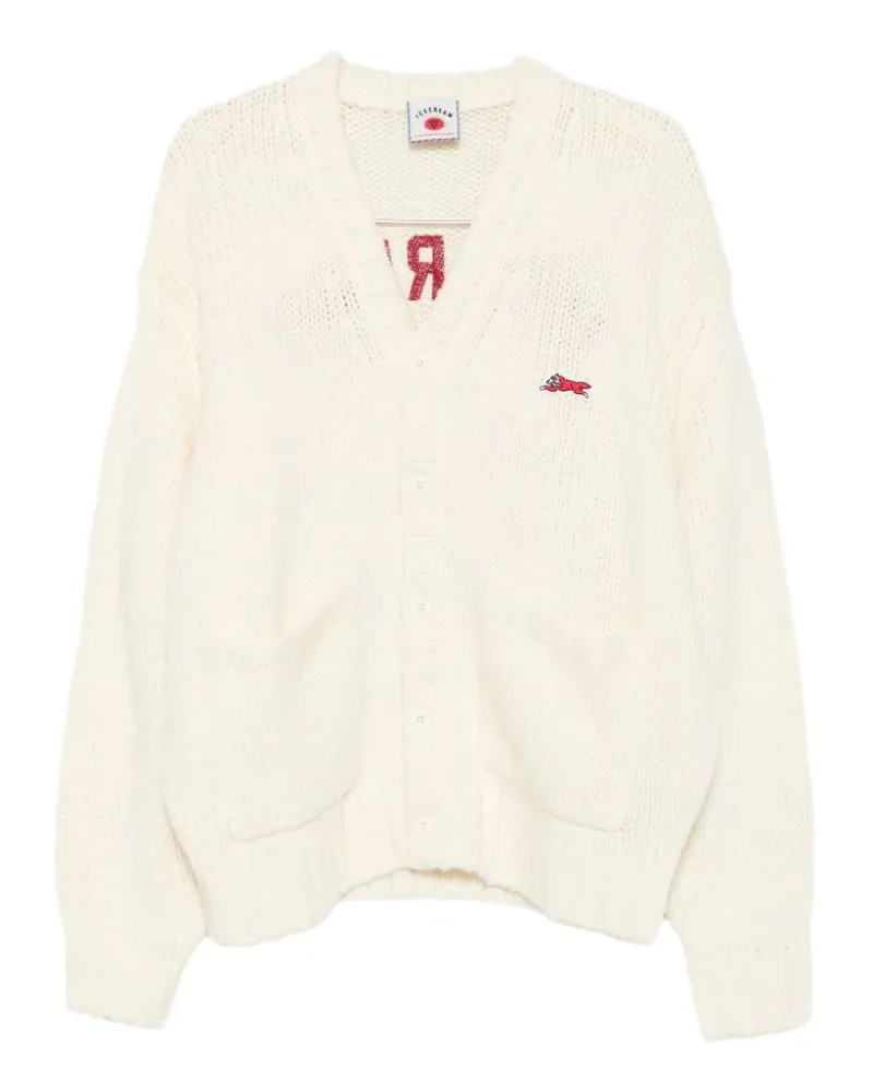 Billionaire Boys Club College Cardigan mit V-Ausschnitt - Nude Nude