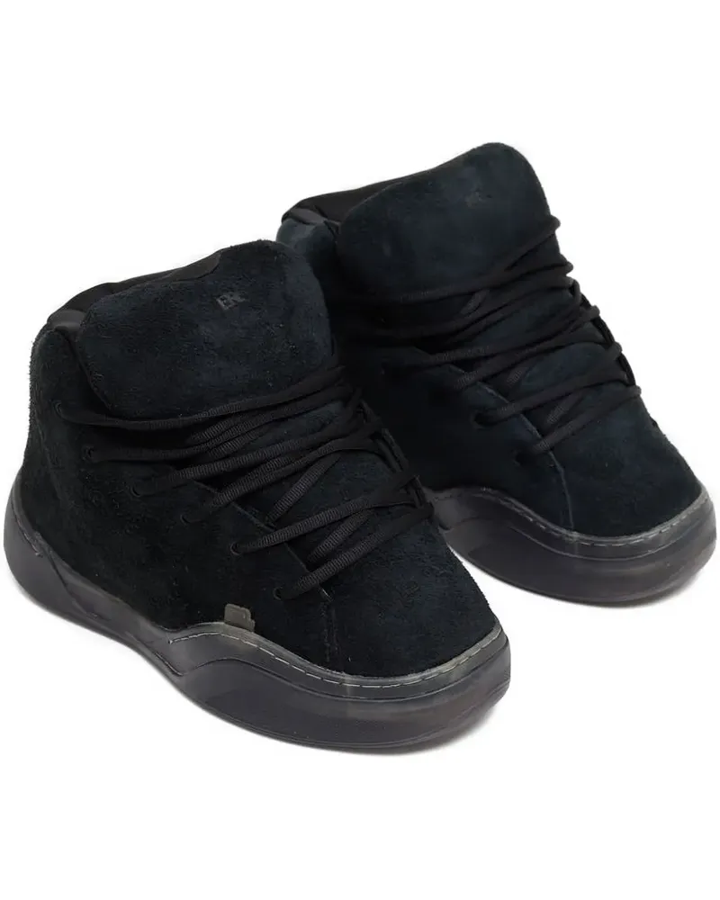 ERL lace-up fastening suede sneakers - Schwarz Schwarz