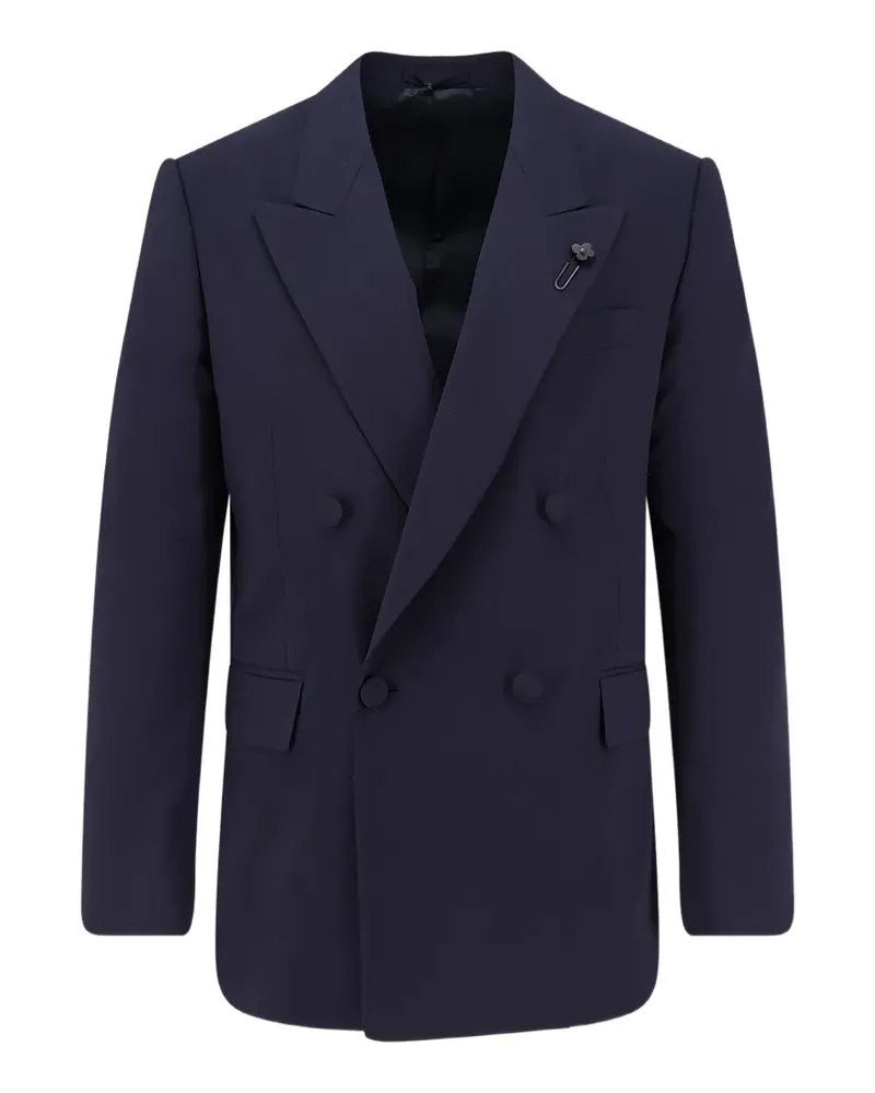 LARDINI Doppelreihige Smoking-Jacke - Blau Blau