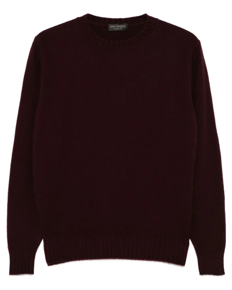 Dell'oglio Pullover mit Rundhalsausschnitt - Rot Rot
