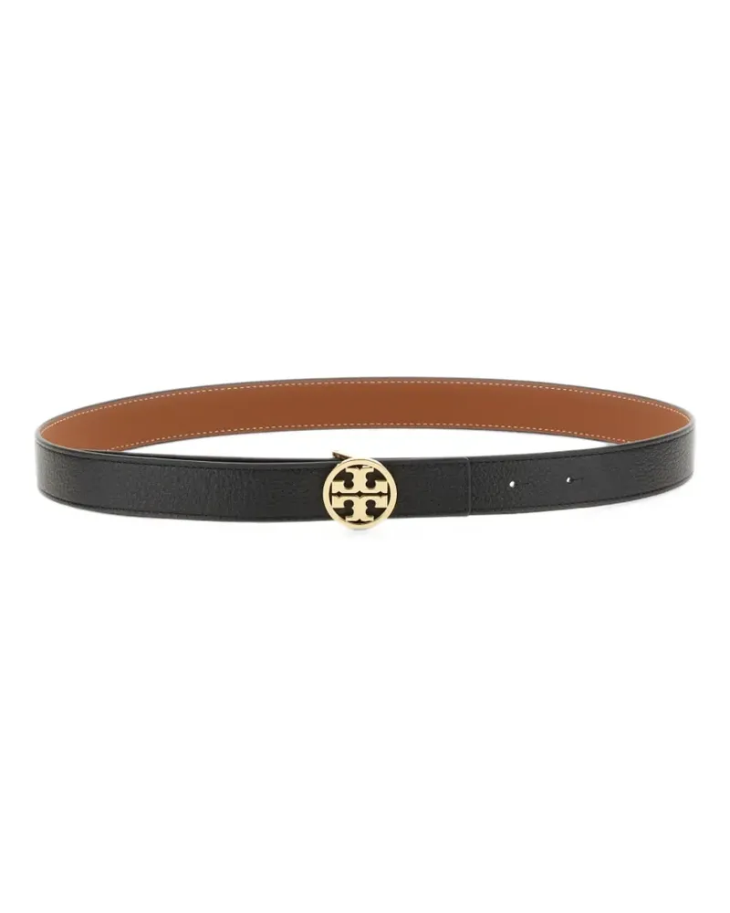 Tory Burch 1" Miller reversible belt - Schwarz Schwarz