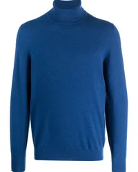 Fedeli Rollkragenpullover aus Kaschmir Blau