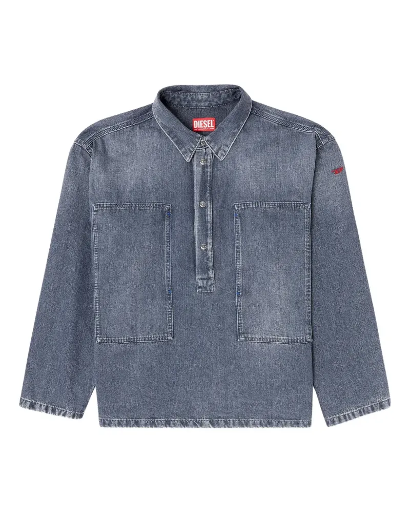 Diesel De-Priss denim blouse - Grau Grau