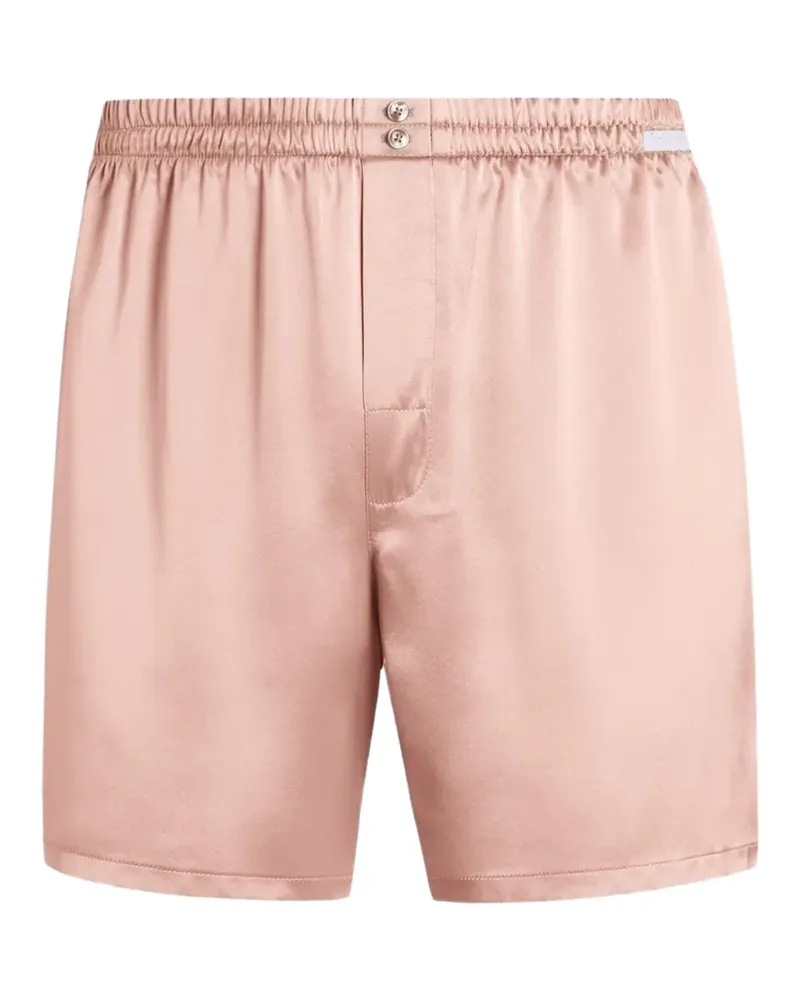 Dolce & Gabbana Boxershorts aus Seidensatin - Rosa Rosa