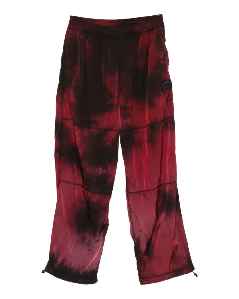 Aries tie-dye windcheater trousers - Rot Rot