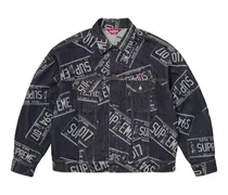 License Plate Jeansjacke - Blau