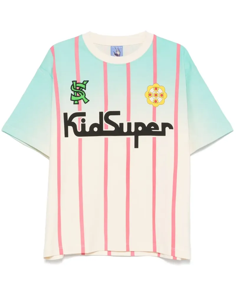 KidSuper T-Shirt aus Fußball-Jersey - Nude Nude