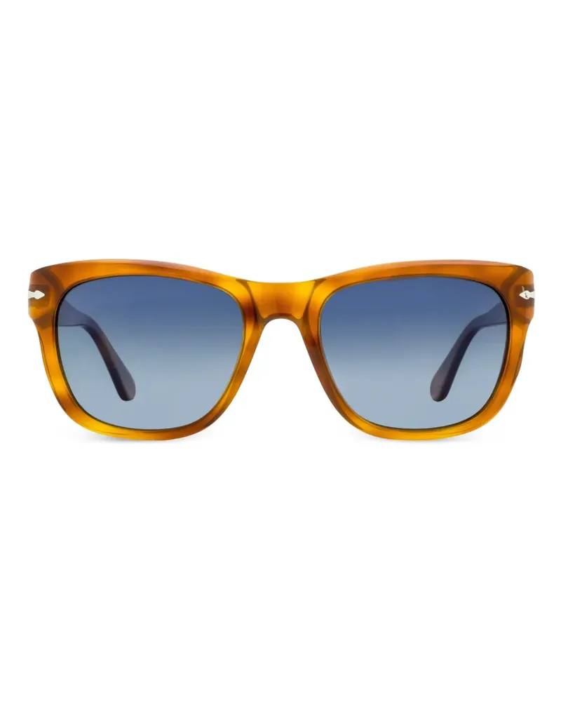 Persol Sonnenbrille mit eckigem Gestell - Orange Orange
