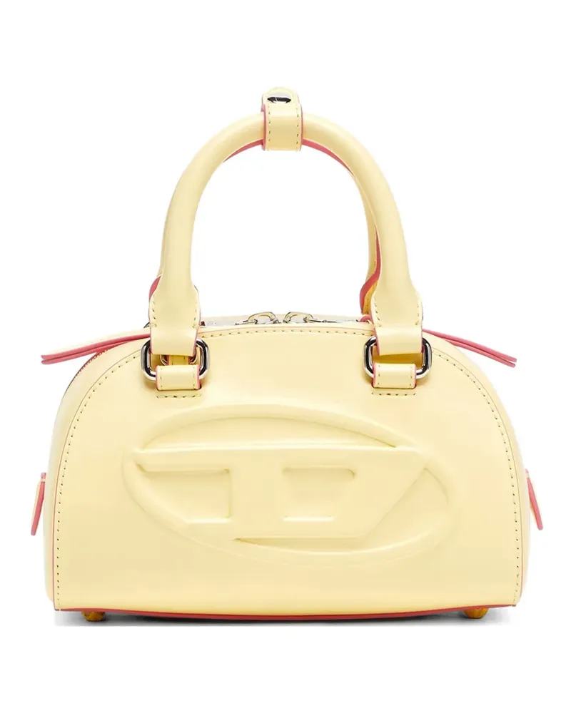 Diesel 1DR Dome leather tote bag - Gelb Gelb