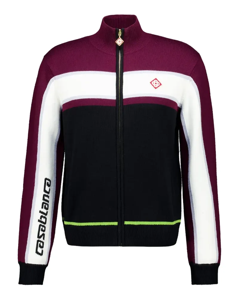 Casablanca Paris stripe appliqué jacket - Schwarz Schwarz