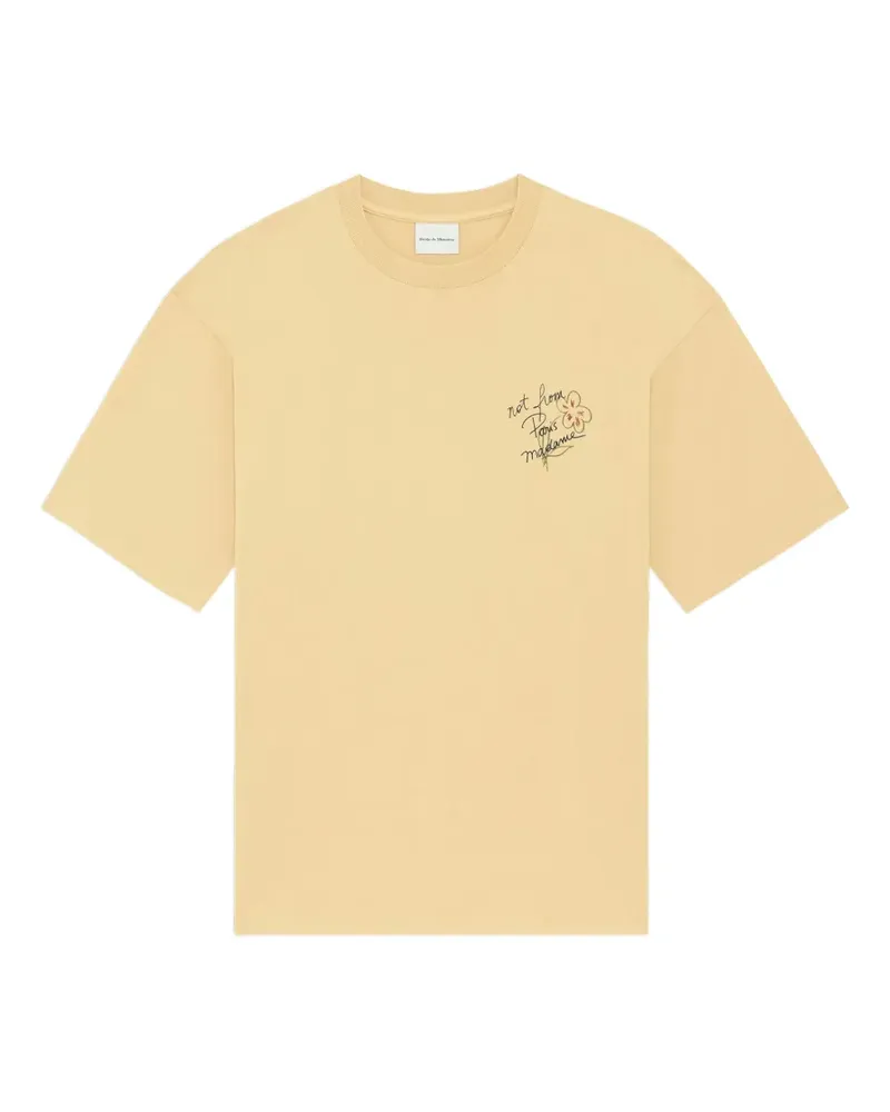 Drôle de Monsieur Klassisches T-Shirt - Gelb Gelb