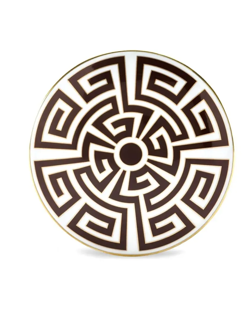 Ginori 1735 Schmuckschatulle mit Labyrinthmuster - Weiß Weiß