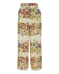 Max Mara Opersos Satinhose mit Print Nude