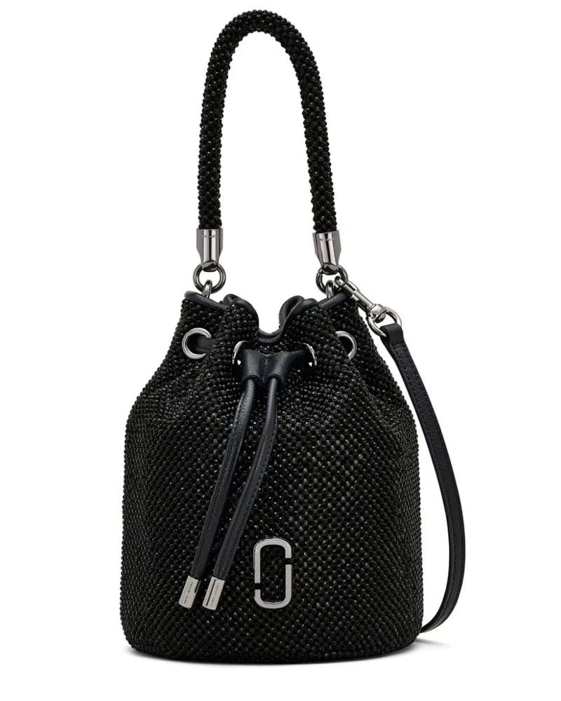 Marc Jacobs The Rhinestone Mini Bucket Tasche - Schwarz Schwarz