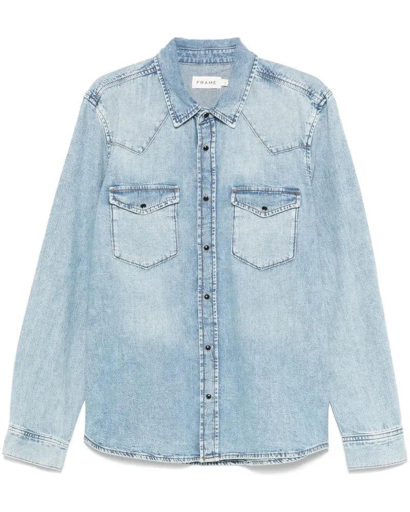 Frame Denim Klassisches Jeanshemd - Blau Blau