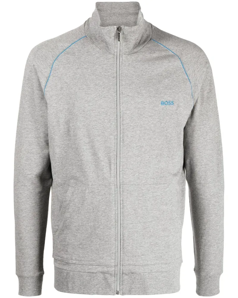 HUGO BOSS Jacke mit Reißverschluss - Grau Grau