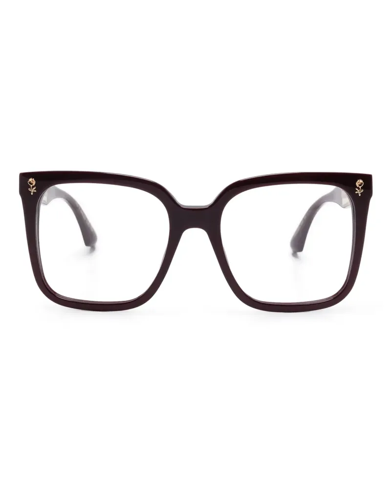 Etro Brille mit eckigem Gestell - Rot Rot