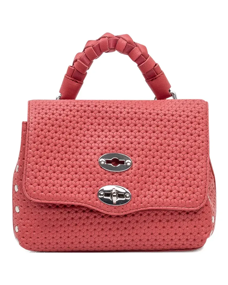 Zanellato Postina braided-handle tote bag - Rot Rot
