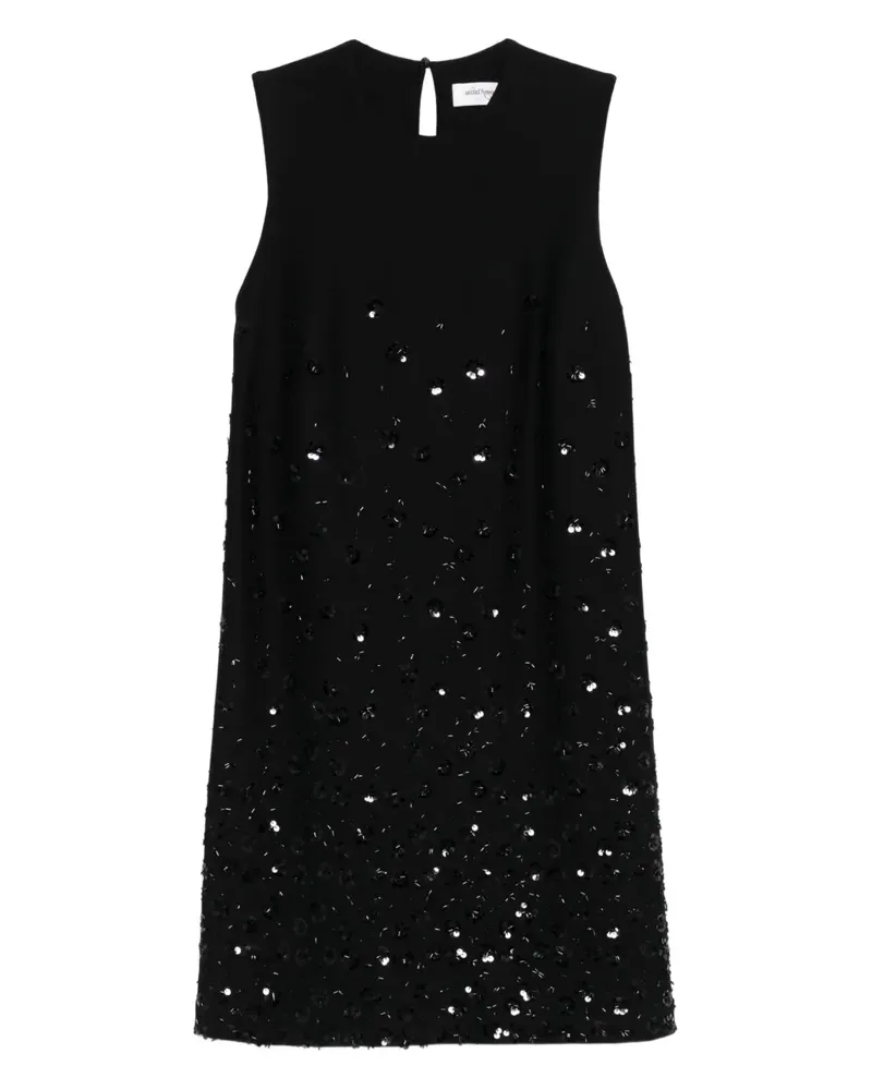 ottod’Ame Kleid mit Pailletten - Schwarz Schwarz