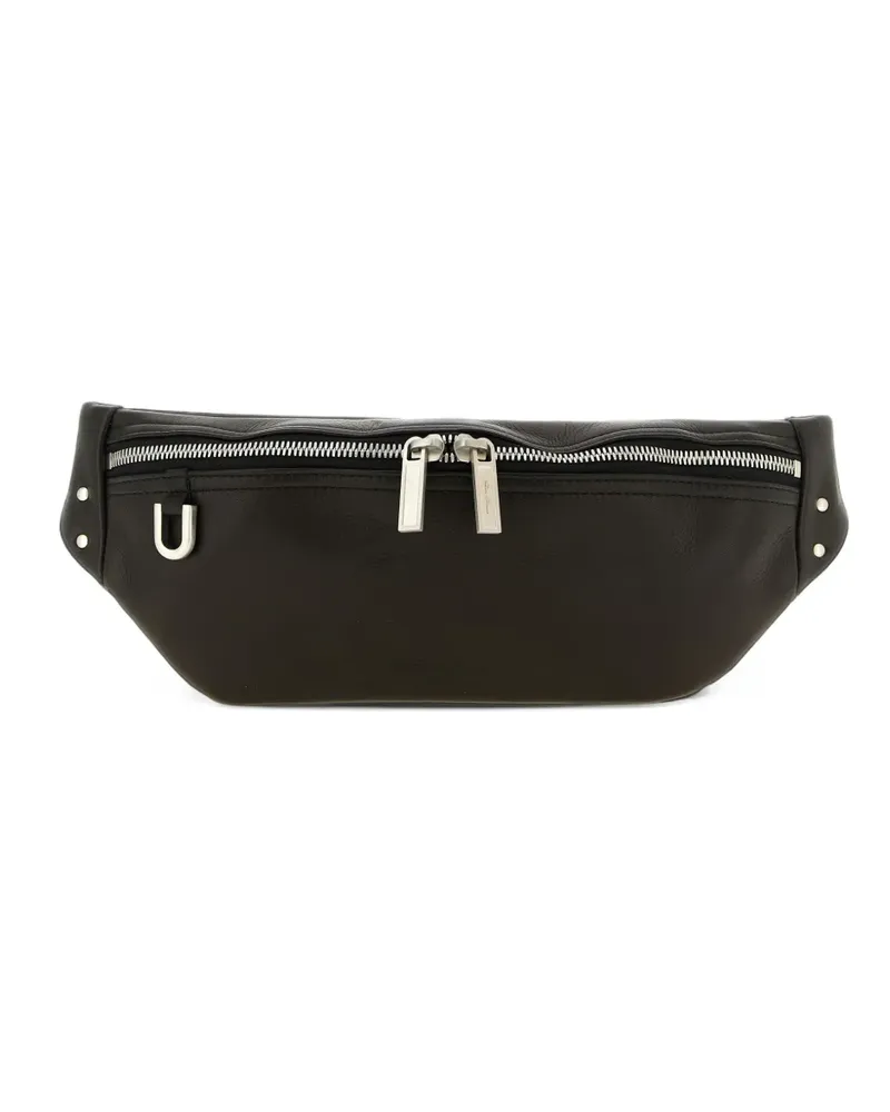 Rick Owens Geo leather belt bag - Schwarz Schwarz