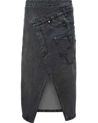 J.W.Anderson Midirock aus Denim Grau