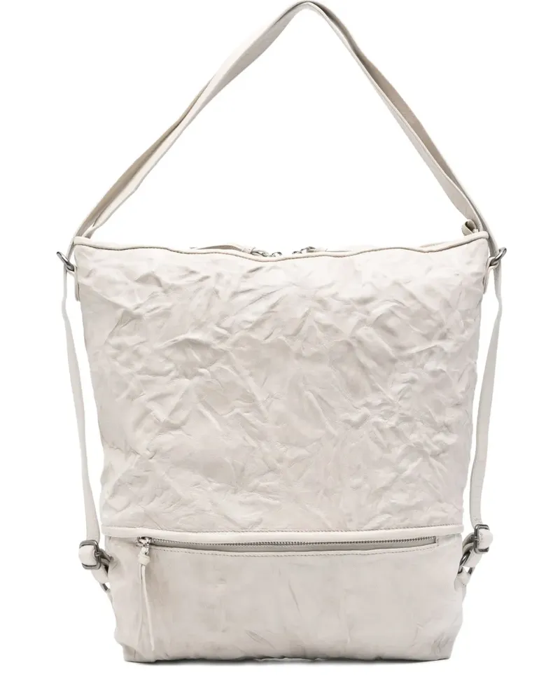 Reptile's House Rucksack aus Leder - Nude Nude
