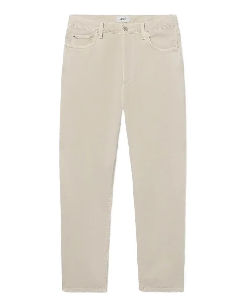 AGOLDE straight-leg jeans - Nude Nude