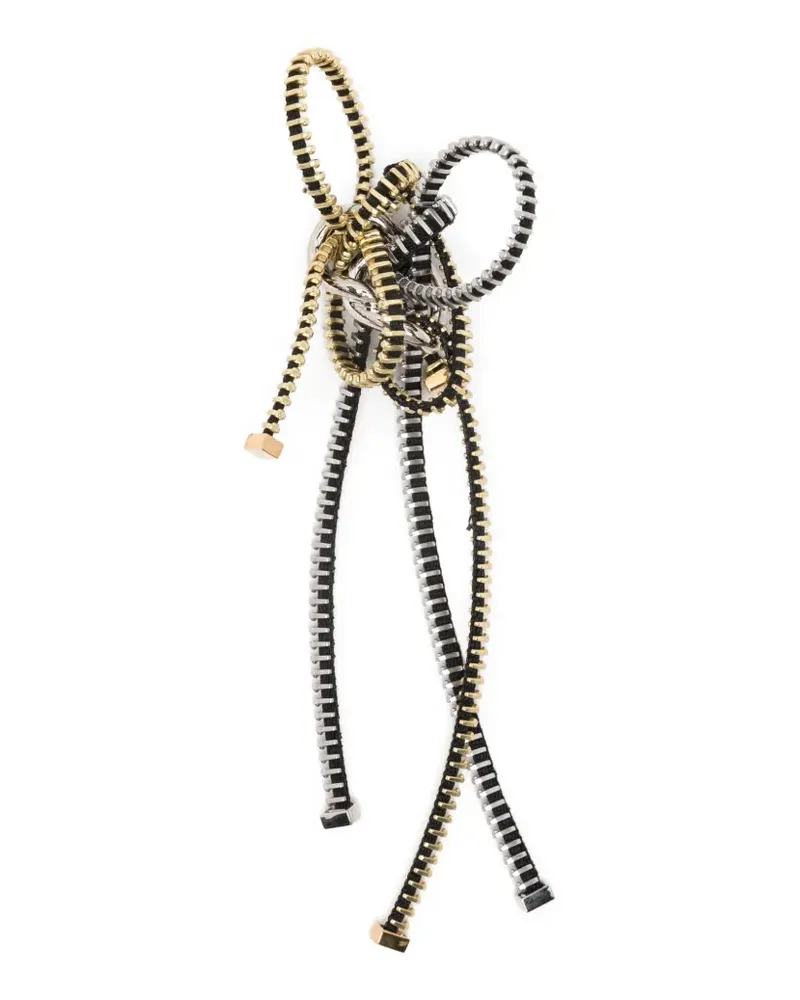 Jean Paul Gaultier polish-finish earrings - Gold Gold