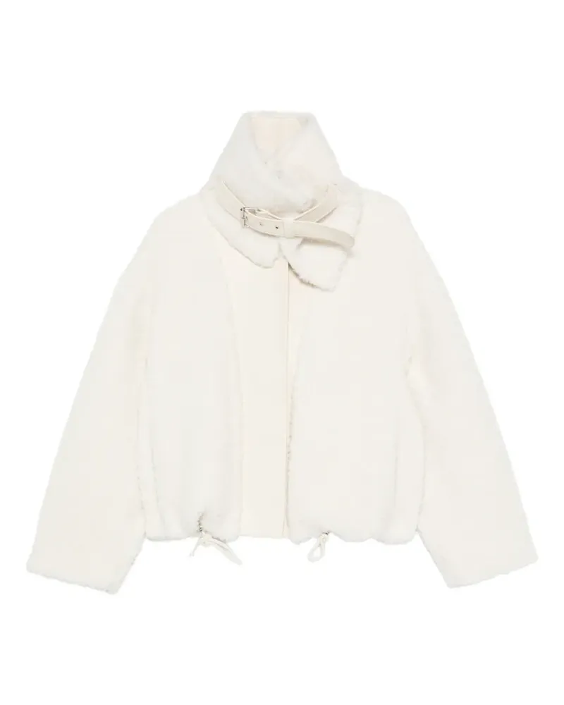 SPORTMAX Filtro zip-fastening jacket - Weiß Weiß