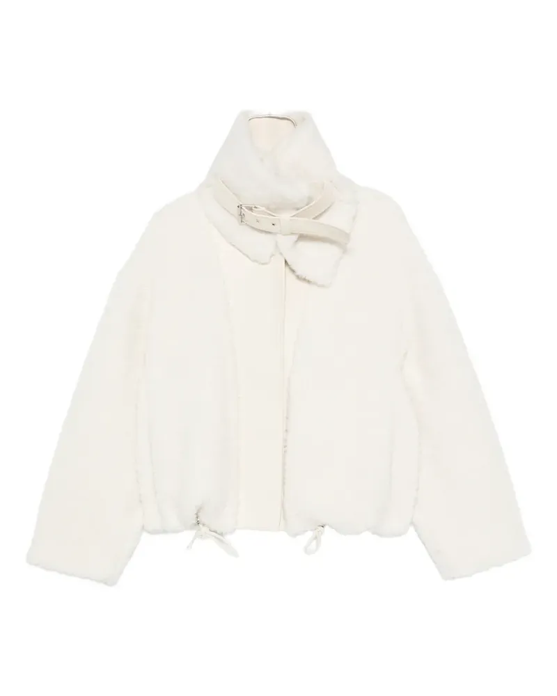 SPORTMAX Filtro zip-fastening jacket - Weiß Weiß