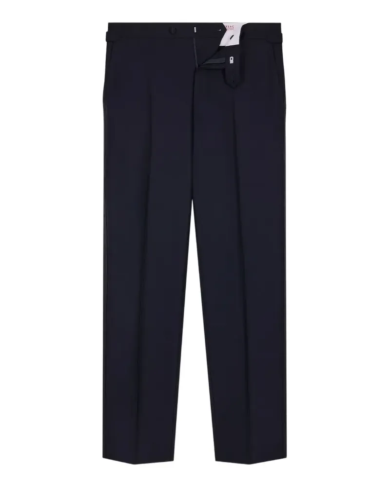 FURSAC virgin wool tuxedo trousers - Blau Blau