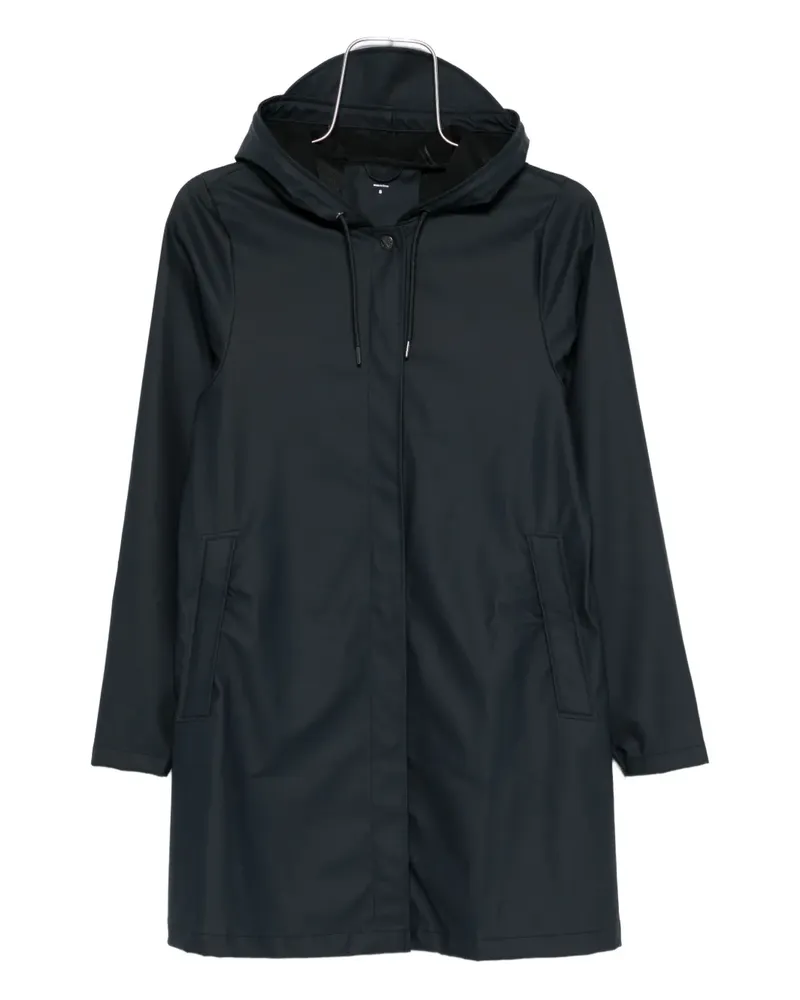 RAINS Regenmantel mit Kapuze - Blau Blau