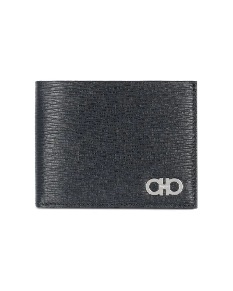 Ferragamo double Gancio billfold wallet - Schwarz Schwarz