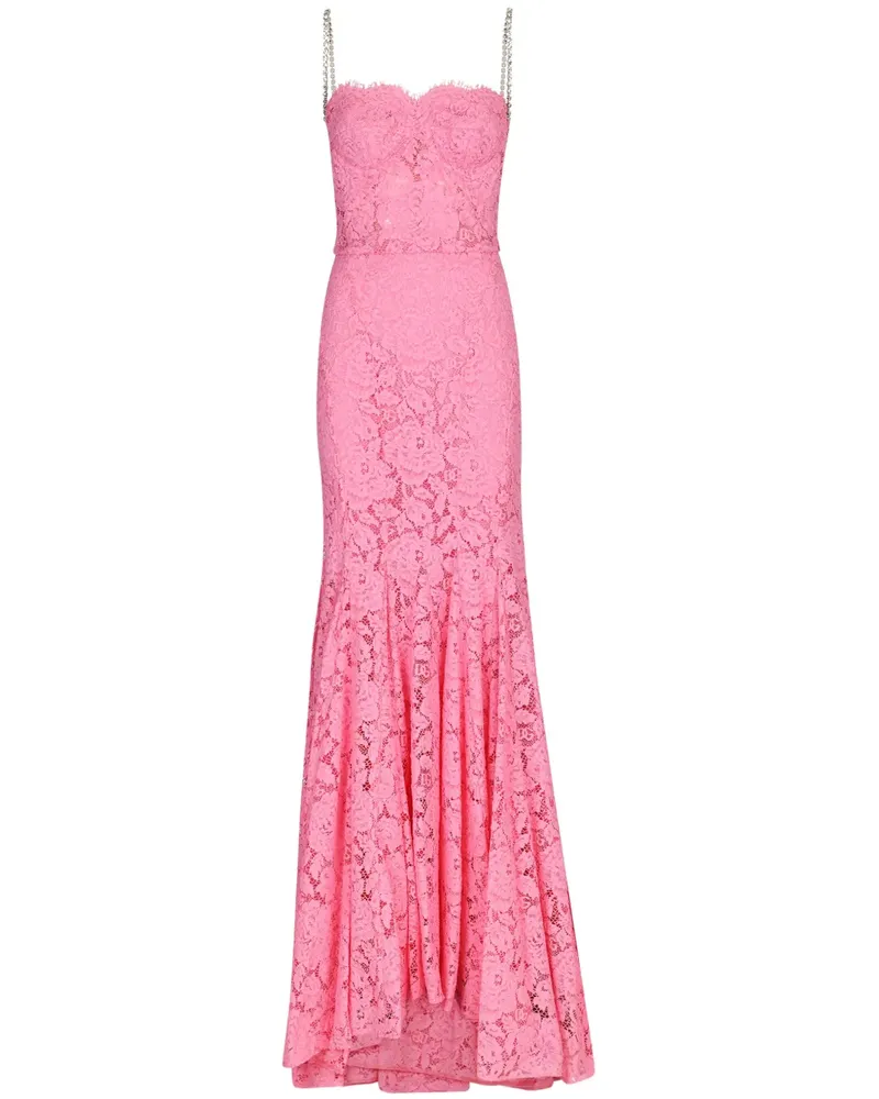 Dolce & Gabbana Ausgestelltes Korsett-Kleid - Rosa Rosa