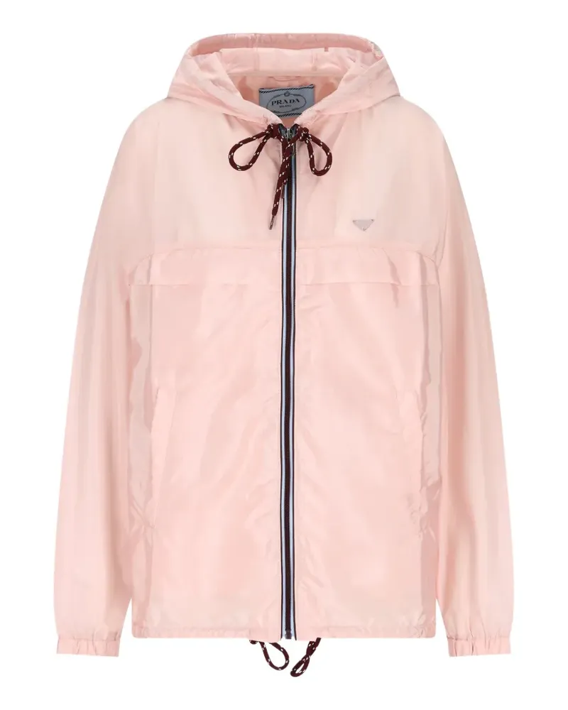 Prada hooded zip jacket - Rosa Rosa