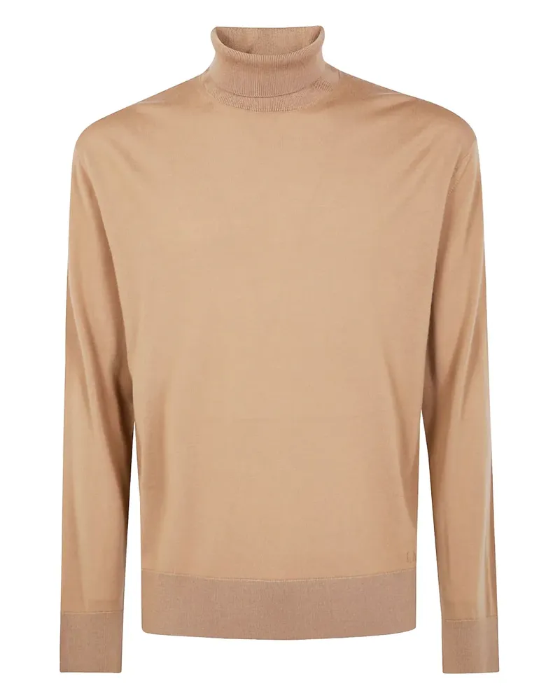 Laneus roll-neck merino jumper - Nude Nude