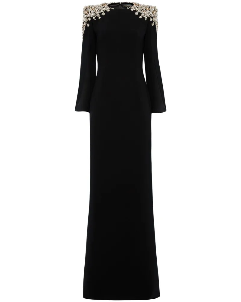 Jenny Packham Nile Abendkleid - Schwarz Schwarz