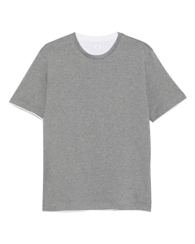 Eleventy Klassisches T-Shirt - Grau Grau