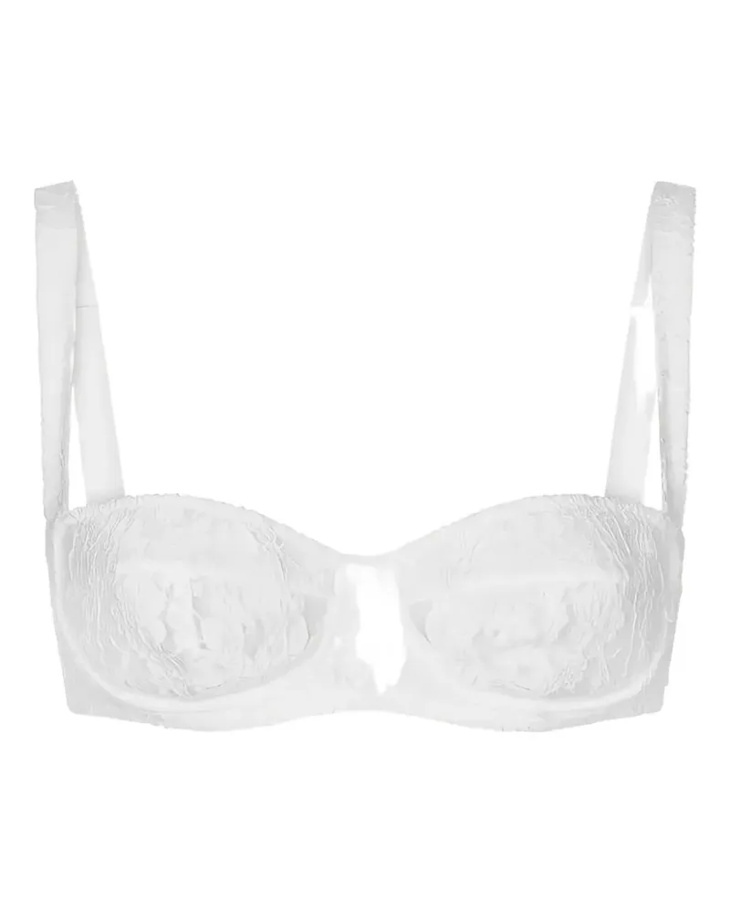 Dolce & Gabbana Triangel-Bikini mit Print - Schwarz Schwarz