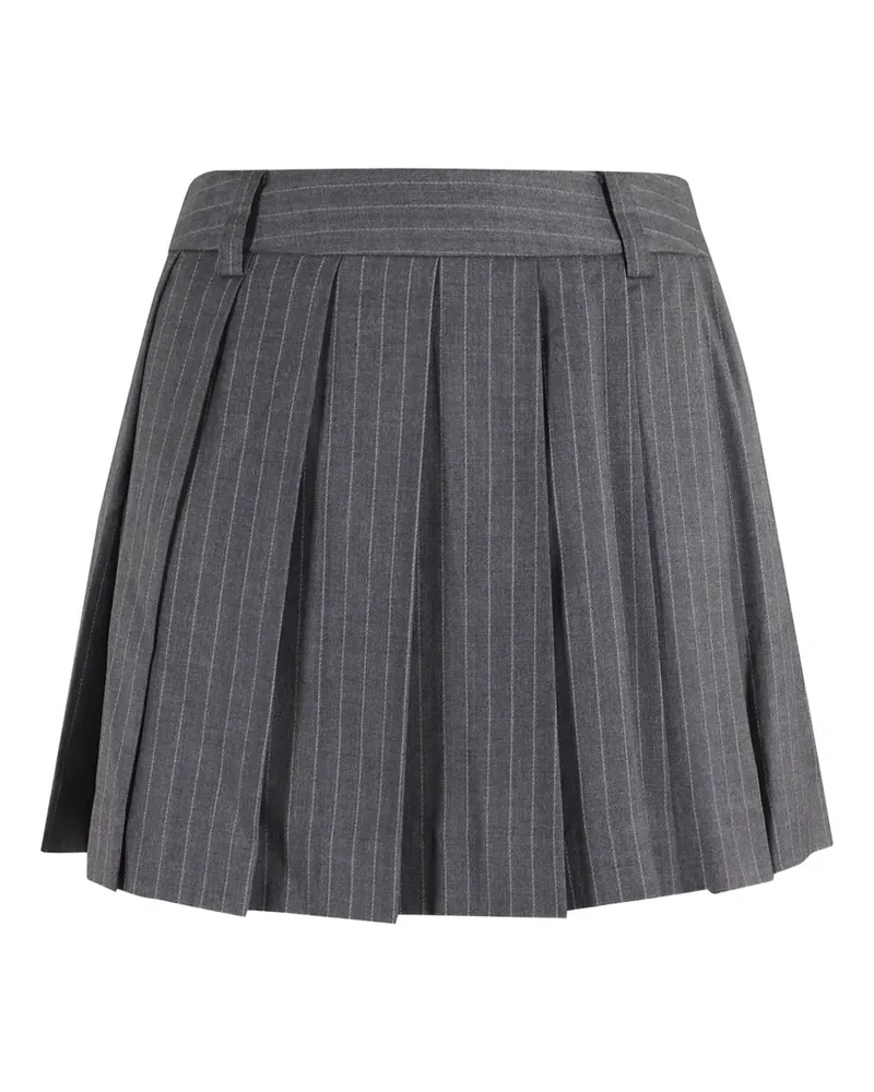 Dunst pinstripe pleated skirt - Grau Grau