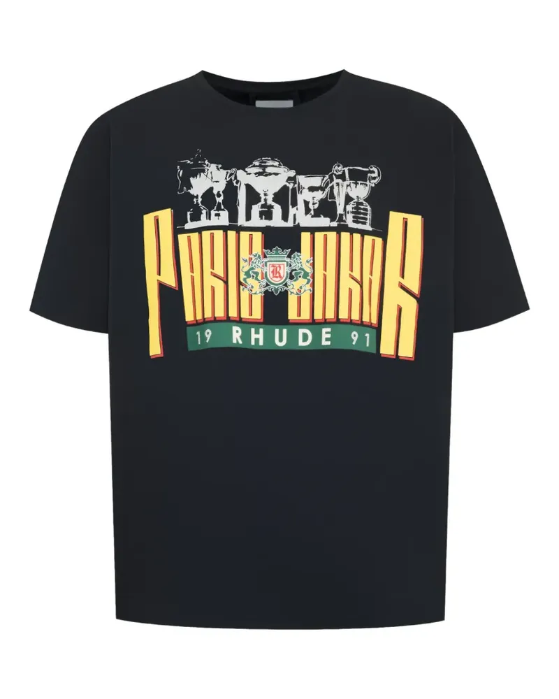 RHUDE Trofeo T-shirt - Schwarz Schwarz