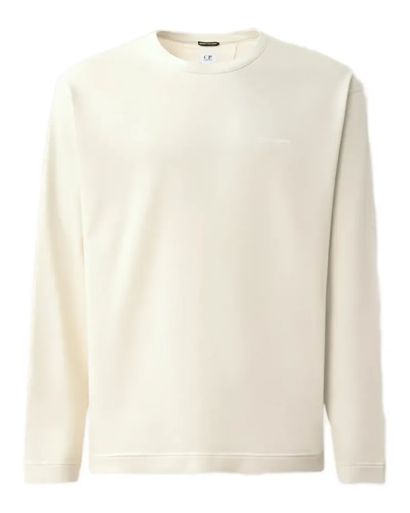 C.P. Company Langarmshirt mit Logo-Print - Nude Nude