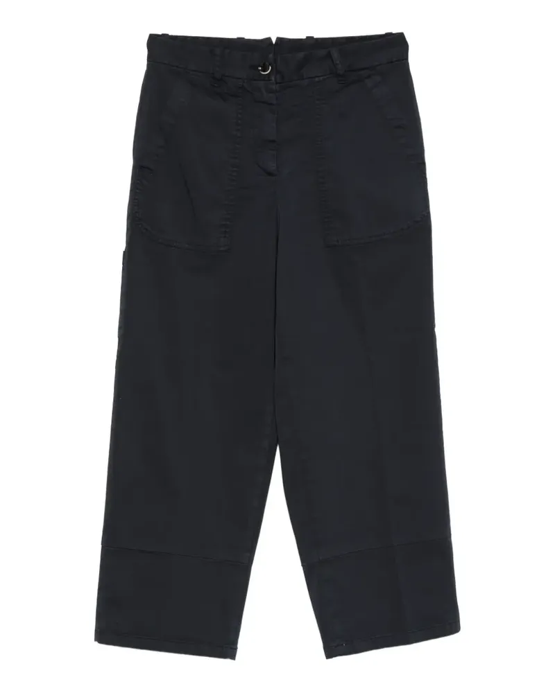 nine:inthe:morning patch-pocket trousers - Blau Blau